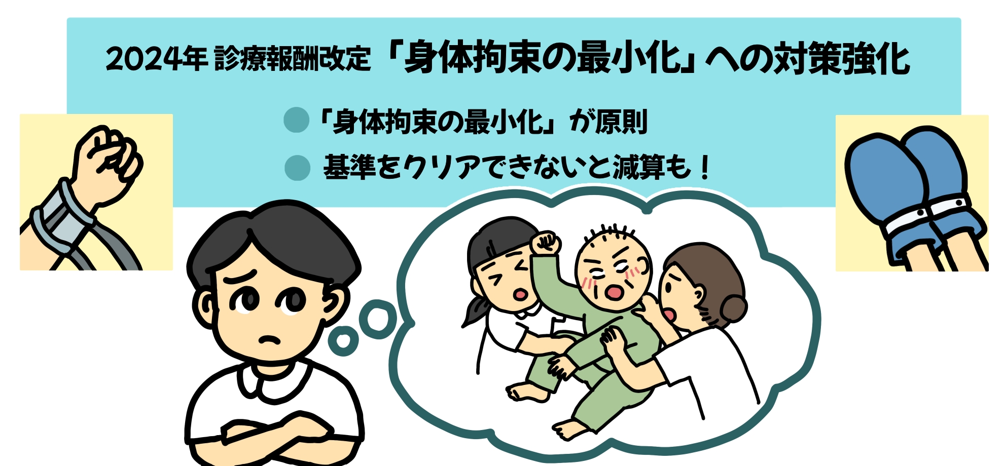 【座談会】身体拘束の現状と課題〜2024年度診療報酬改定から考える〜No.1