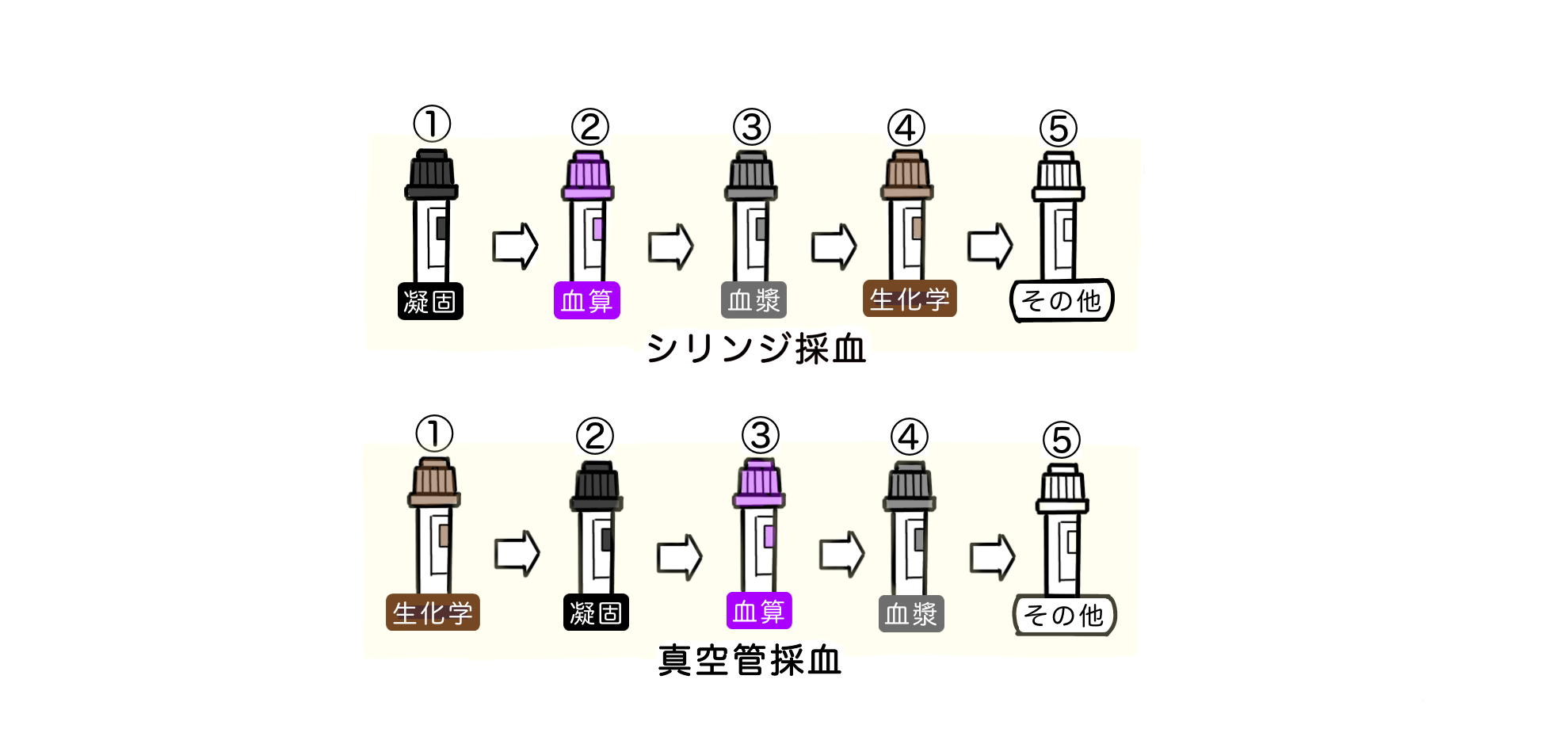 採血スピッツの順番は？ポイントと注意点を解説